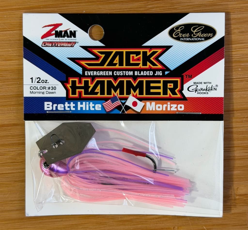 Z-man Jackhammer Chatterbait 1/2 OZ Morning Dawn Zman Jack Hammer Pink #30 - Image 1