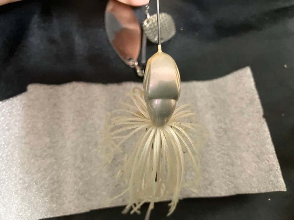 Evergreen D Zone Extreme Spinnerbait 3/4oz Gold/Green/Beige Set of 2 - Image 5