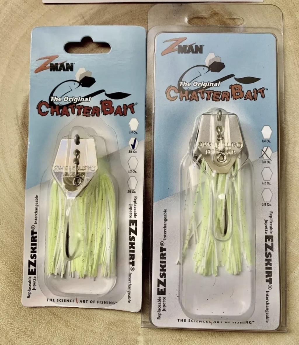 Z-man (Lot Of 2) Chatterbait Original, 3/8oz, Bass Fishing, Free Shipping! NWT! - Image 4