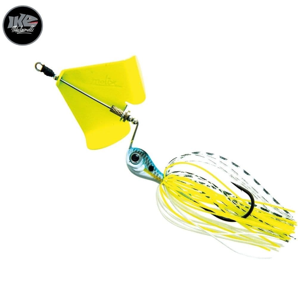 MOLIX By Mike Iaconneli Spinnerbait Lure Lover BUZZ SS Neon Charmer - Image 1