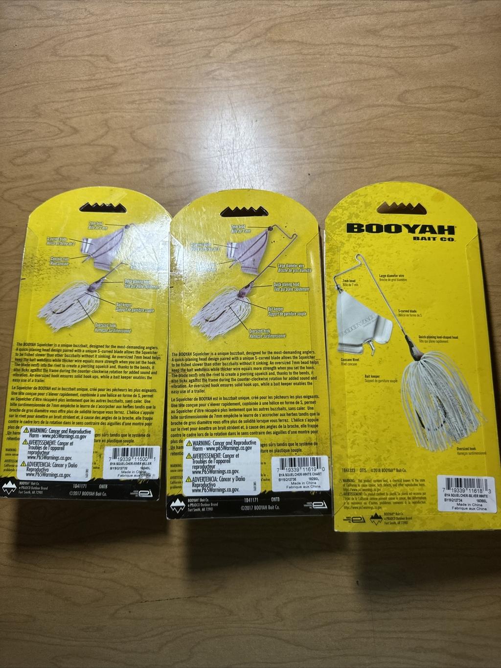 BOOYAH SQUELCHER 1/2oz In River Killer,white Chart, And silver White. - Image 3