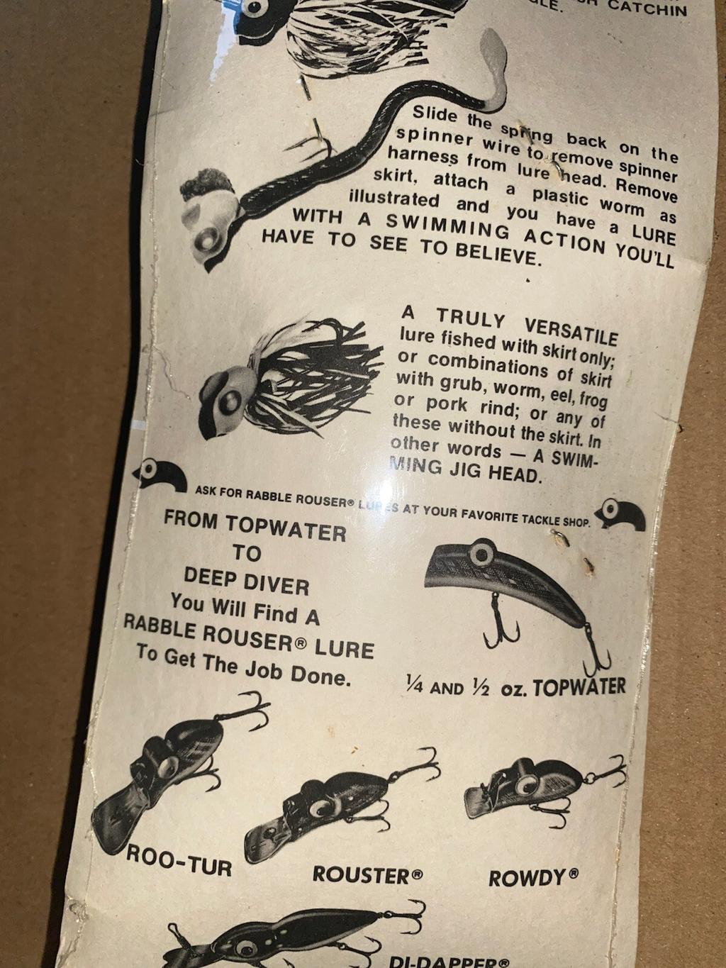 SUPER TUFF FIND!!UNKNOWN FISHING FUN 🤩RABBLE ROUSER SPINNERBAIT  🎣 LURE - Image 7