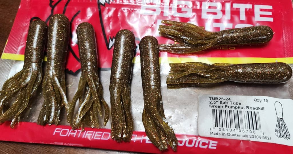 2.5 3.5 4" Tubes Strike King Coffee Berkley Powerbait Yum Xzone Z-Man Goby Green - Image 8