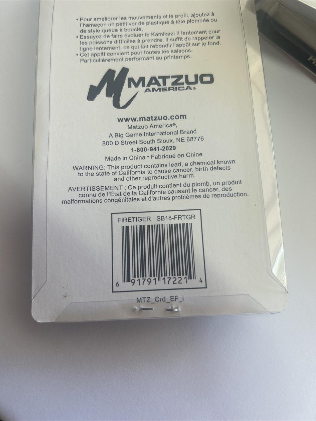 (6) Matzuo Kamikazi 1/8oz Spinnerbait Fire Tiger Lot Of 6 - Image 4