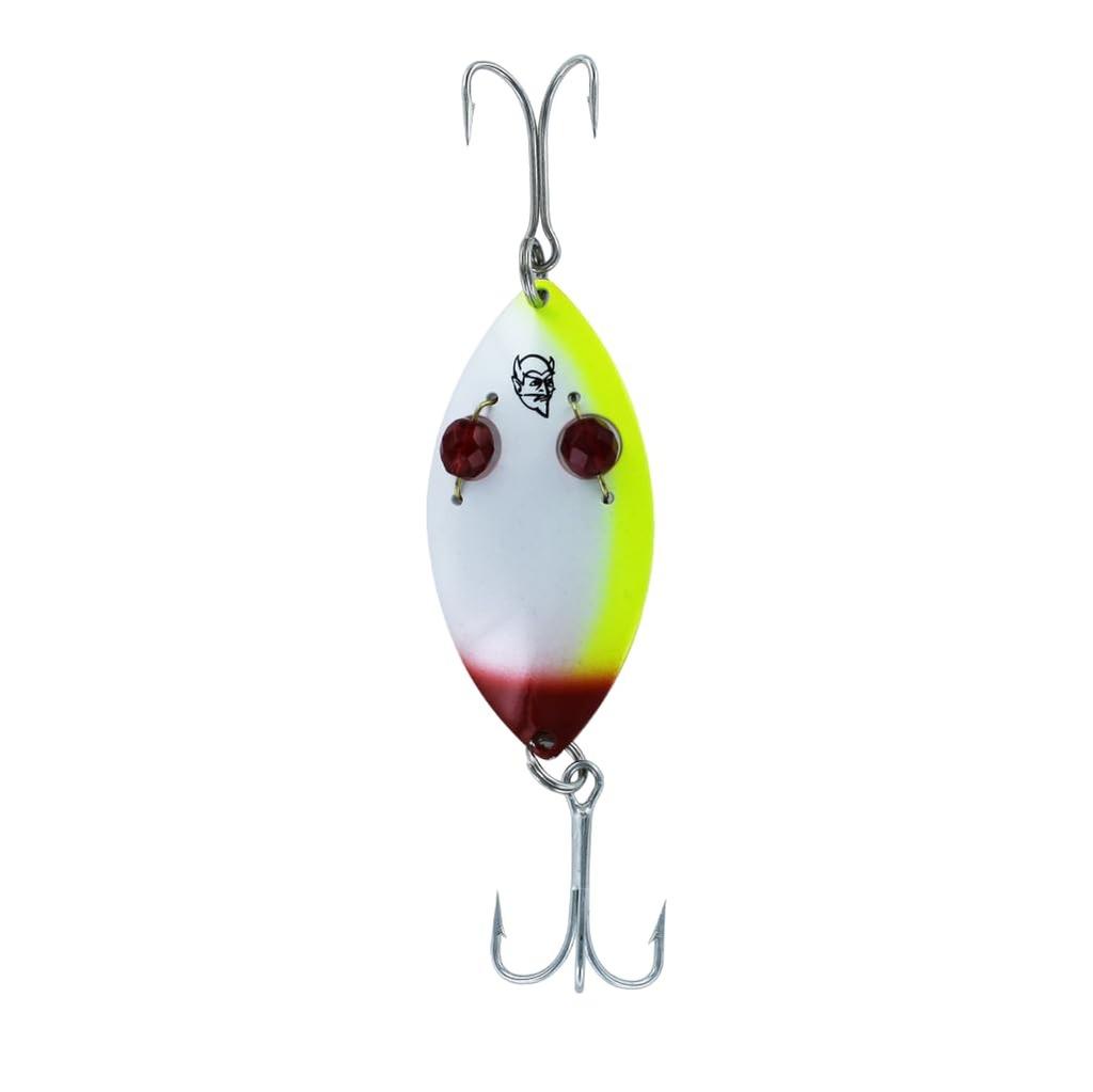Dardevle Red Eye Wiggler Nickel Back Fishing Lure, Outdoor Fishing Accessories - Image 1