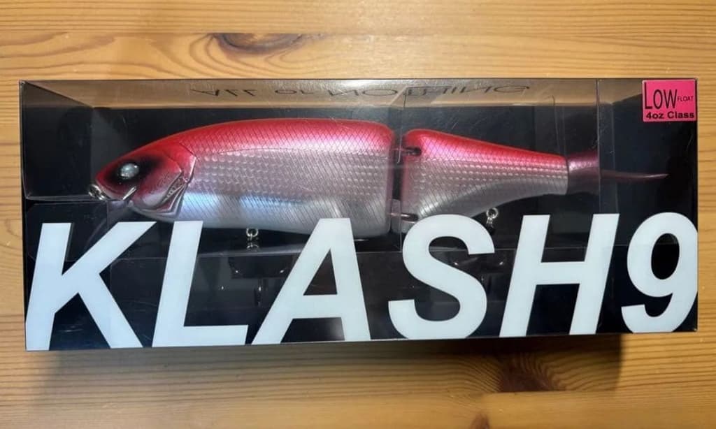 DRT KLASH9 Low Float 9inch 4oz Swimbait Big Bass Red Fishing Lure - Image 1