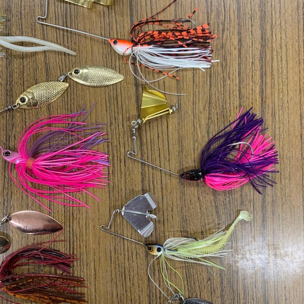 Bass fishing retirement set, lures, spinnerbait, buzzbait - Image 6