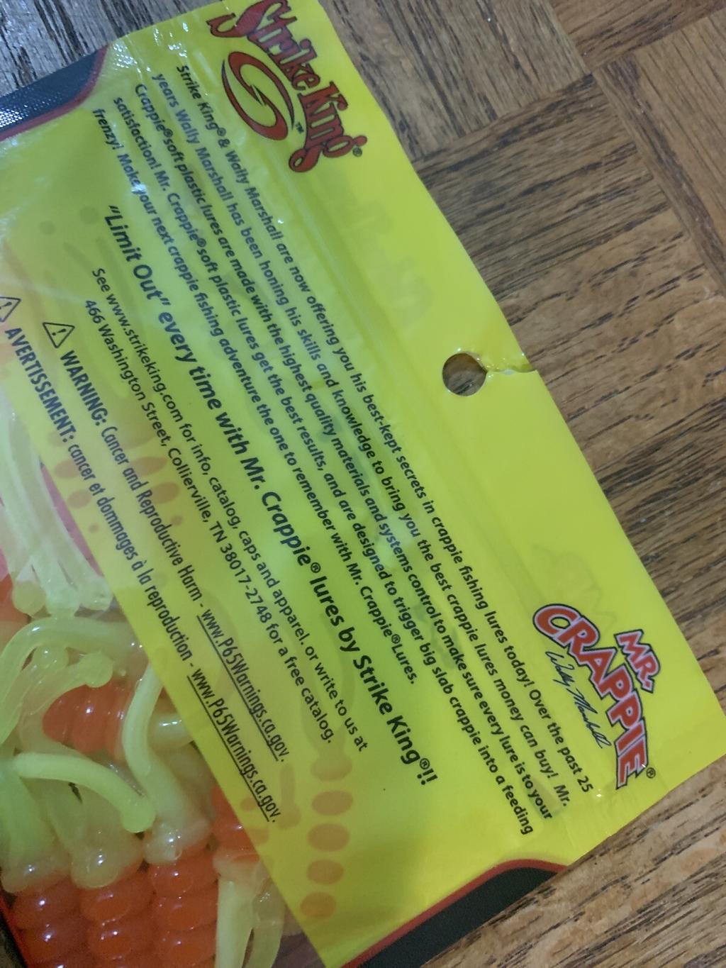 Mr. Crappie Strike King 2” Joker Osage Orange Glow - Image 5