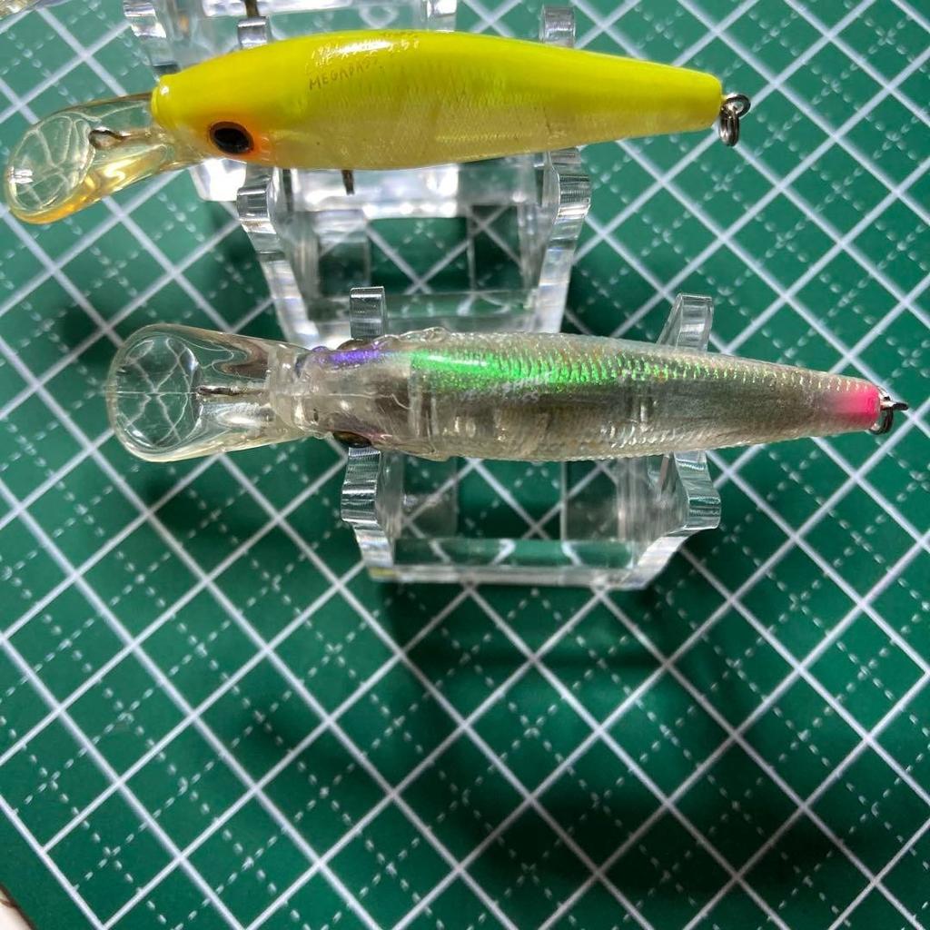 Megabass Live X Smolt Old Rare 3pcs Lure Used Fishing Accessories - Image 7