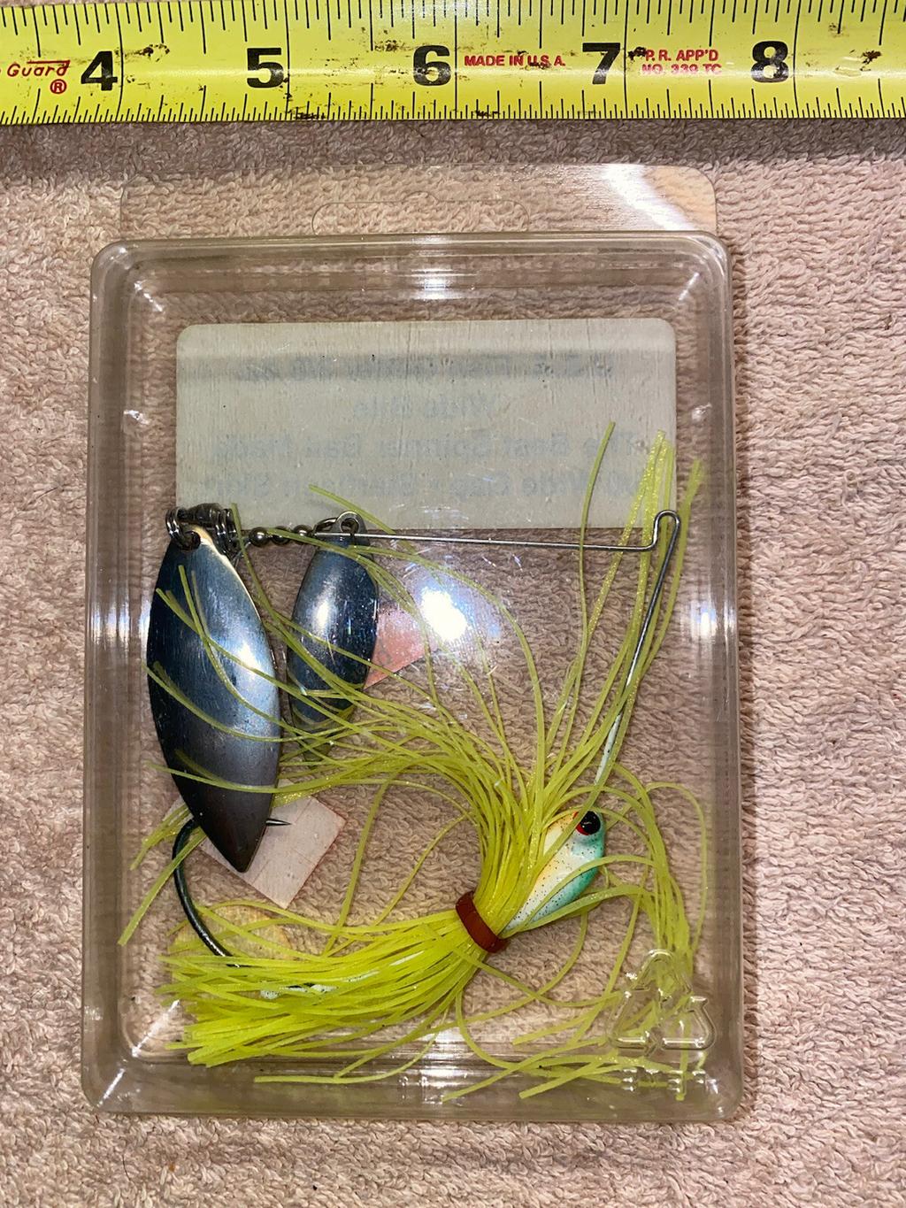 TUFF FIND VINTAGE FISH GETTER SPINNERBAIT Discontinued UNKNOWN FUN3/8 OZ”5/0”BIG - Image 2