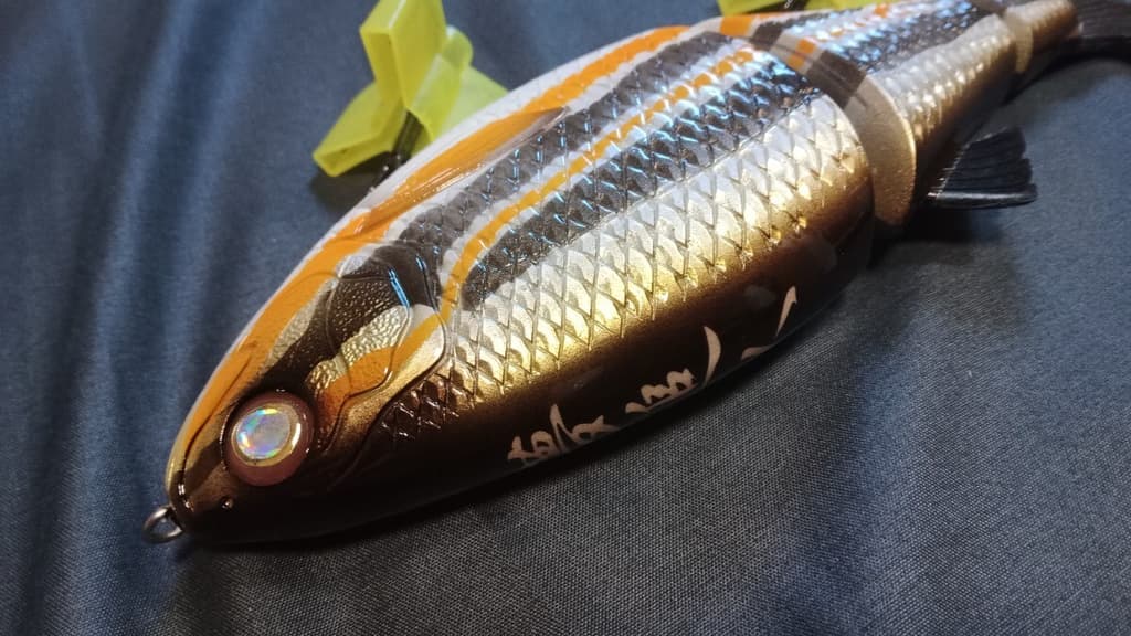 Dreamer UG I Handmade 21cm Soft Swimbait with Rubber Tail & Fin, Slow Float, 2/0 - Image 4