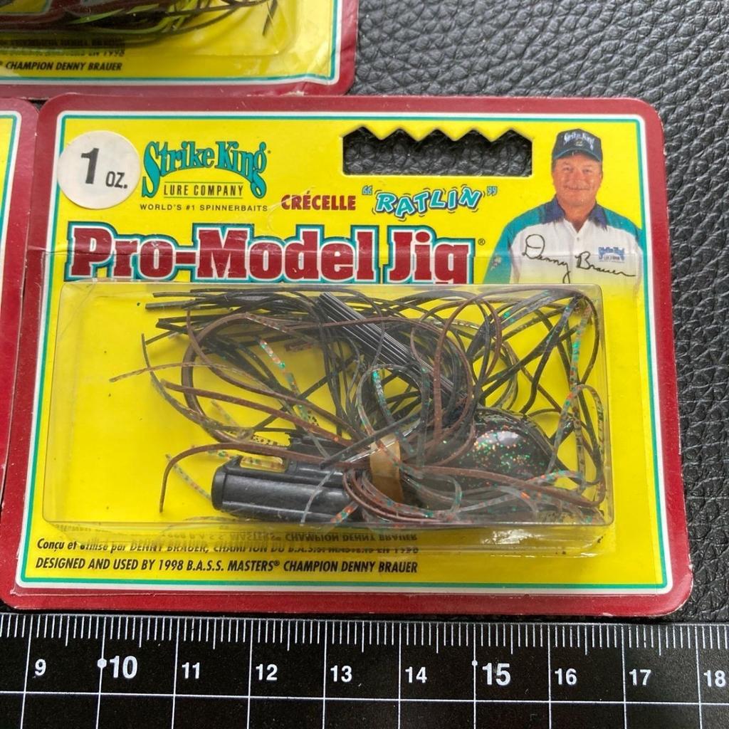 810162 New Strike King Rattling Pro el Jig 1oz 3 pieces set ⑨ Strike King Pro - Image 4