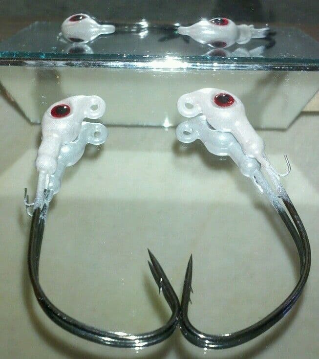 A.C.T. Lures, EWG Jigheads, 1/8oz, 4/0, A Rig, Swimbait, custom bass tackle - Image 1