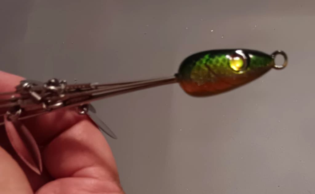 Umbrella Fishing Rig 5 Arms Alabama Rig Kit with Weedness Bait Lure Jigs - Image 1