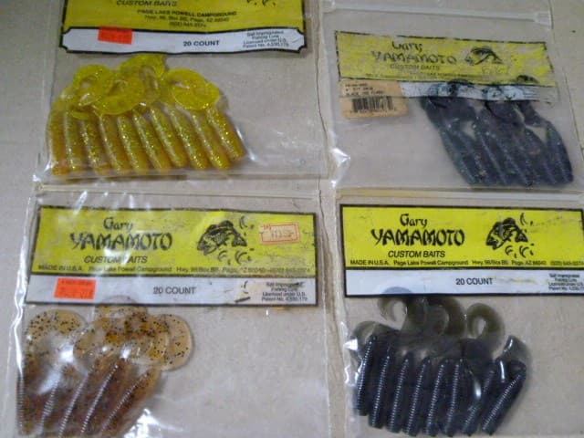 Gary Yamamoto 4 inch grub, 30 pieces, new - Image 1