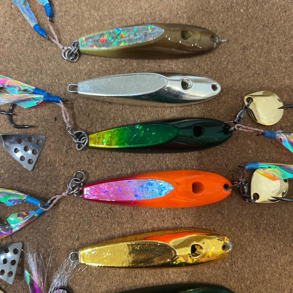 G-6 Gear Lab Micro Flip 60g Tungsten Jig Set for Blue Fish & Offshine - Used - Image 4