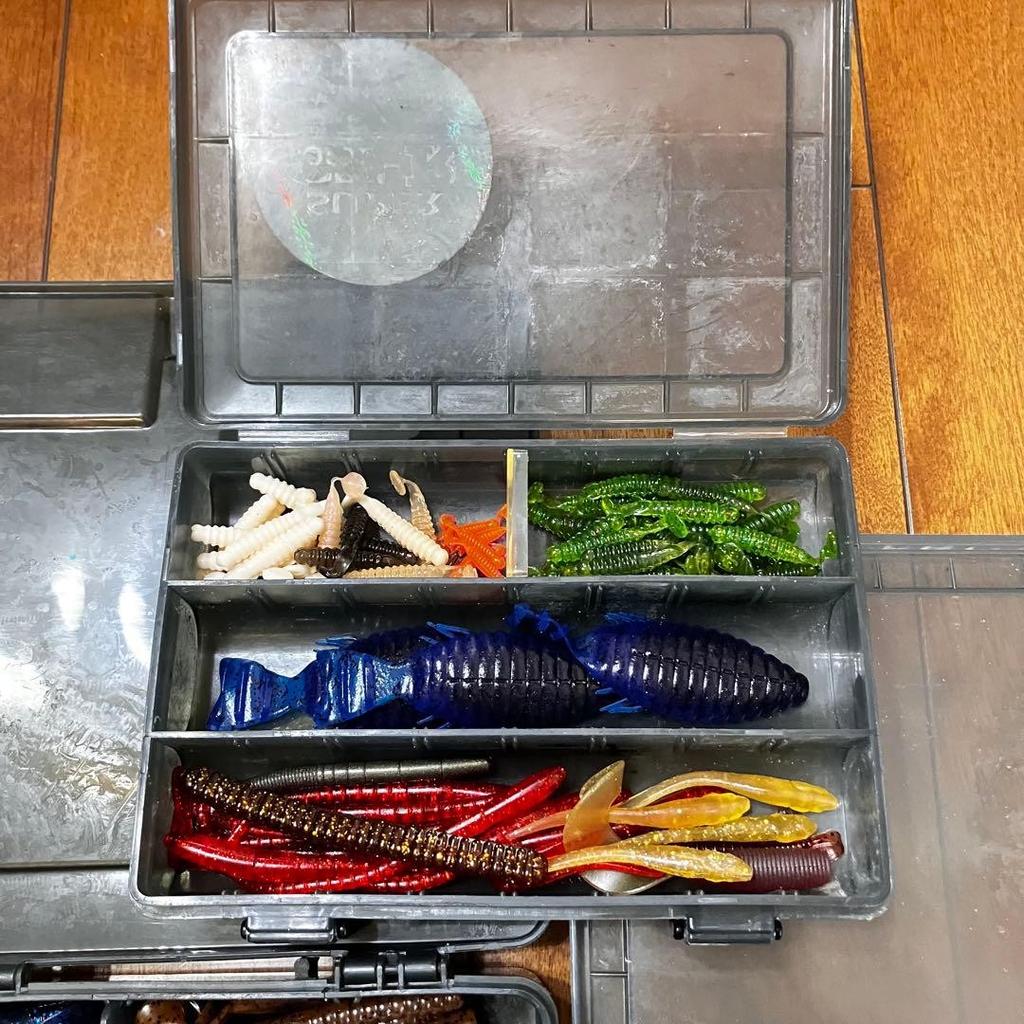 Worm Set Gary Yamamoto and others Black Bass - Image 4