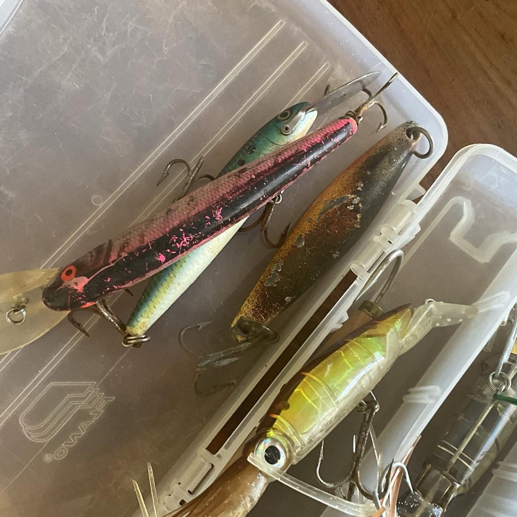 Saltwater Big Game Offshore Marlin, Maui, Wahoo, Dorado,Tuna Lures and Case - Image 9