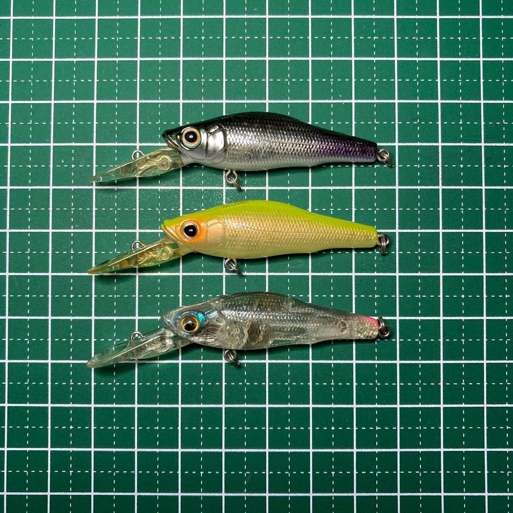 Megabass Live X Smolt Old Rare 3pcs Lure Used Fishing Accessories - Image 3