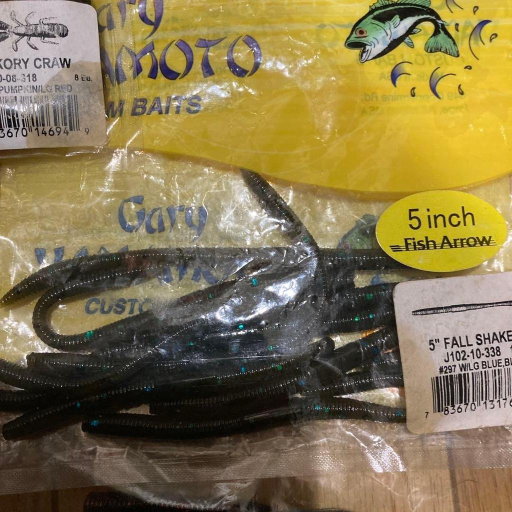 Gary Yamamoto soft lure set 5 inch and 3 inch - Image 4