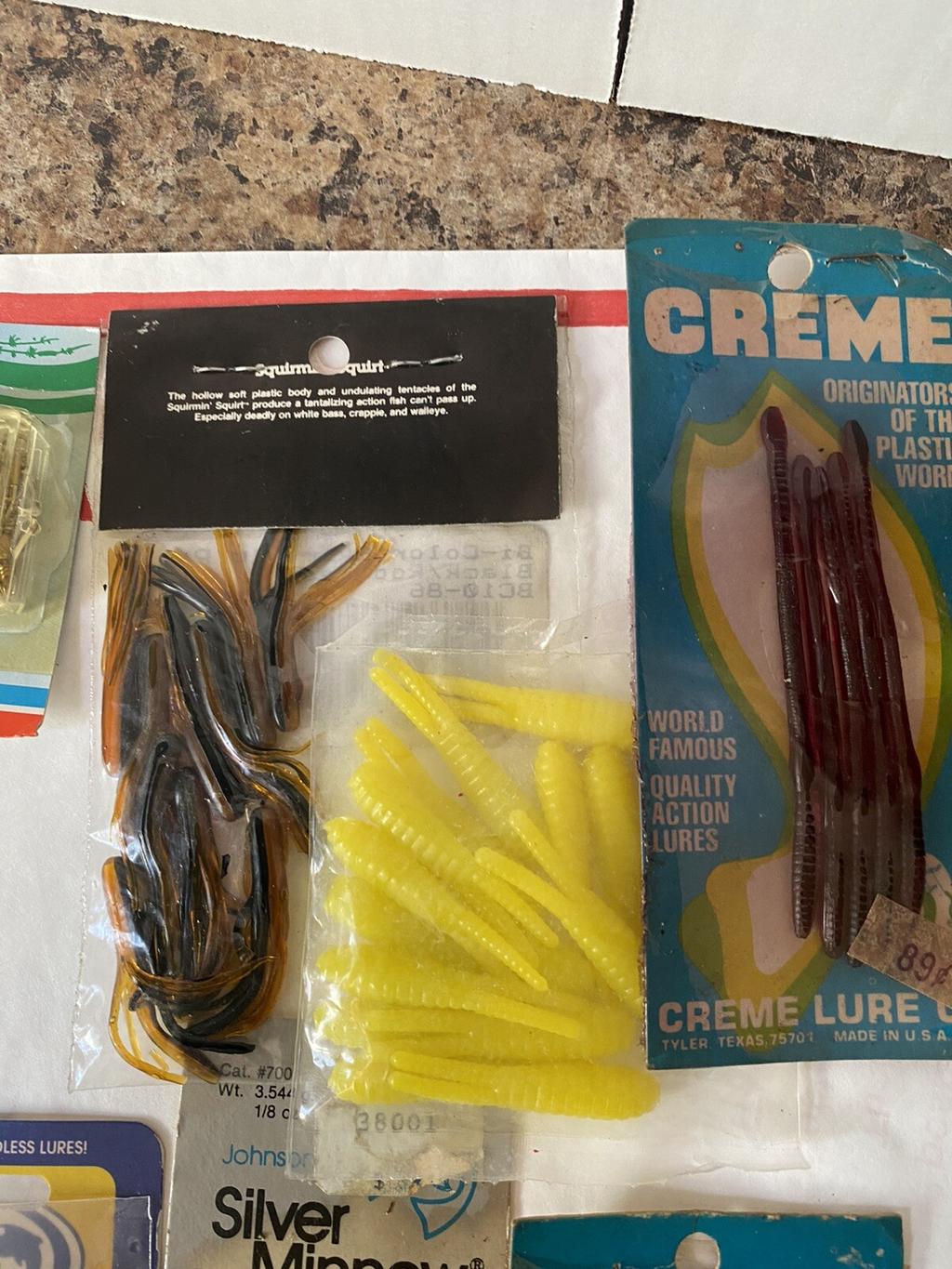 Vintage Johnson Silver Minnow Weedless Wonder  And Extra Fishing Accessories - Image 4