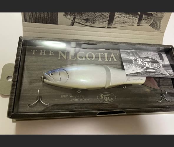 Roman Made Negotiator White Snake Fishing Bait Swimbait From Japan 2025 New - Image 2