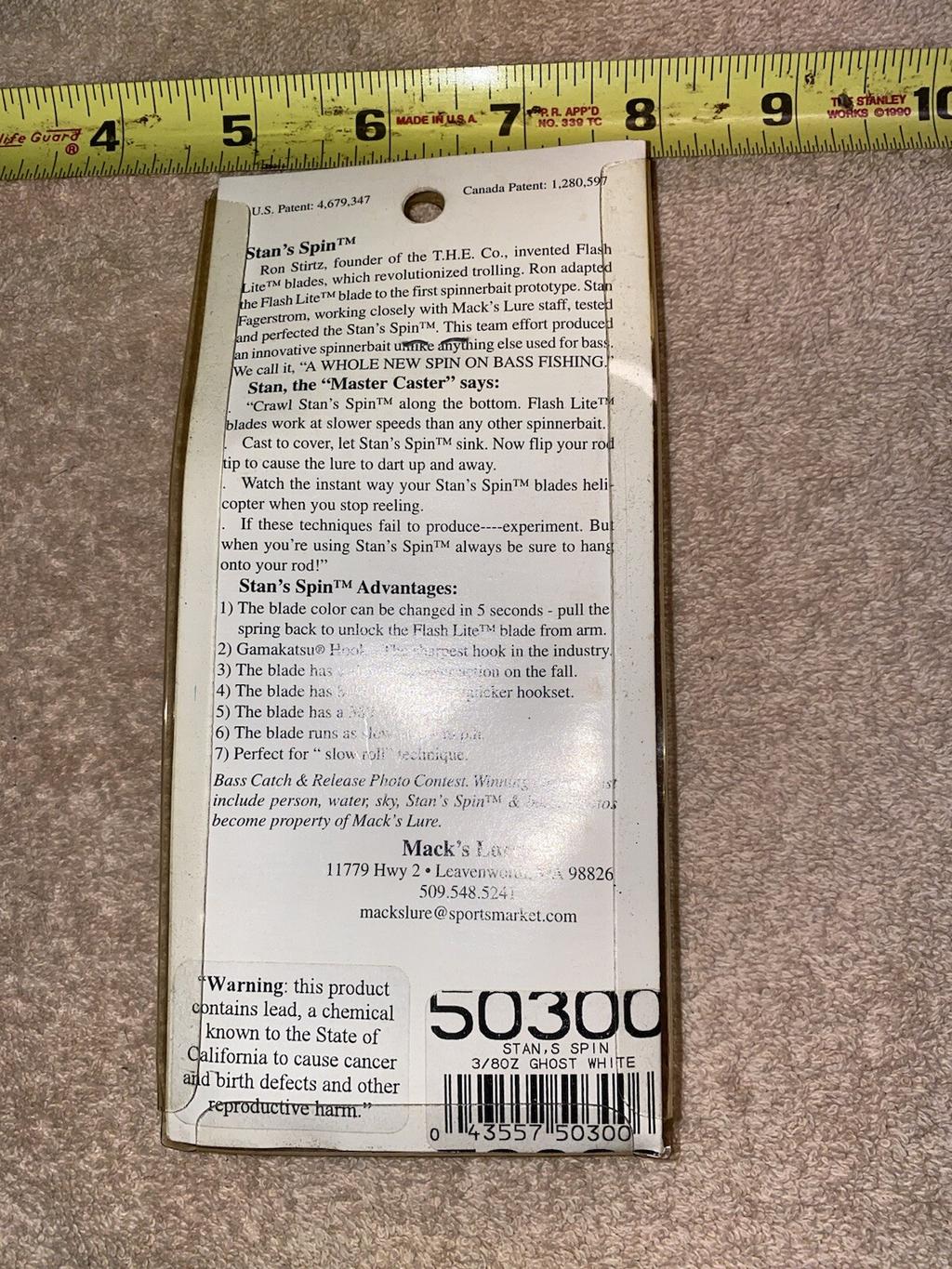 SUPER TUFF FIND!!Macks SPINNERBAIT!UNKNOWN 🎣 FUN OR COLLECT VINTAGE LURE!! - Image 5