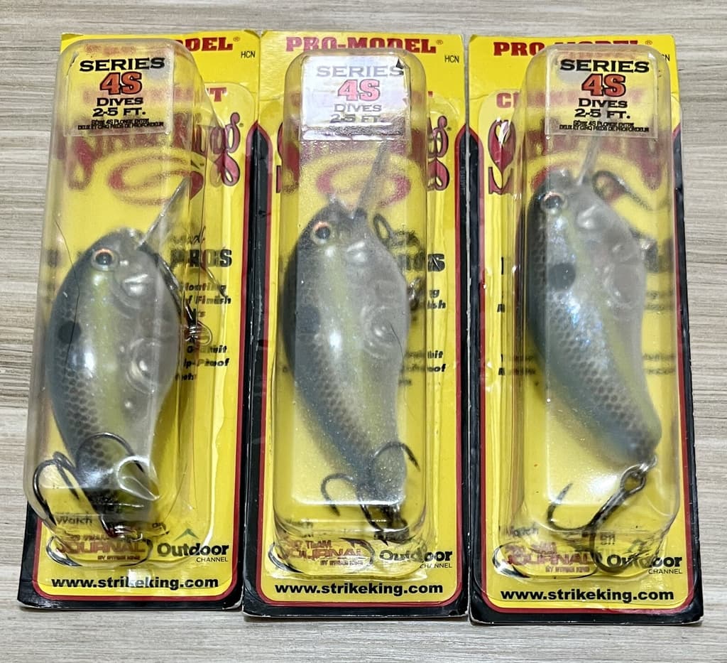 Strike King (Lot Of 3) Pro Model Series 4S Crankbait, Brand New! Free Shipping! - Image 4