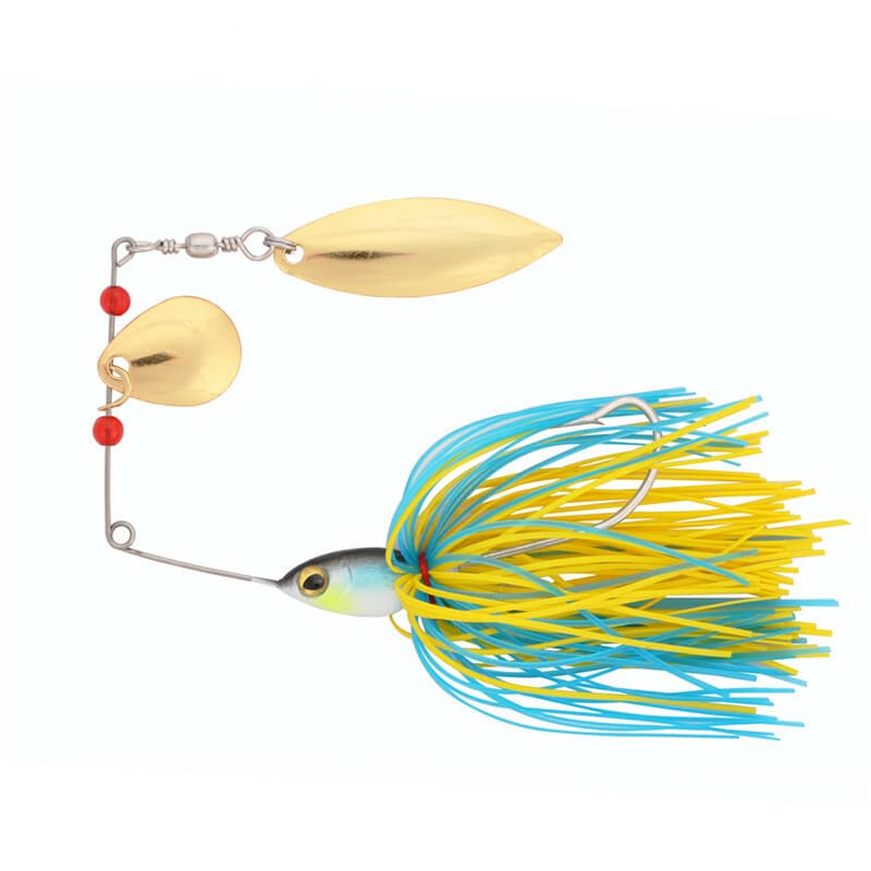 4pcs/lot Spinnerbaits Fishing Lures Buzzbait Blade Skirts Lead Head Bait Hook - Image 5