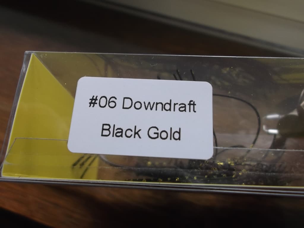 HM Custom Lures Teckel Quazkiller Twin Buzzbait 1/2oz. 06 Black Gold Downdraft - Image 3