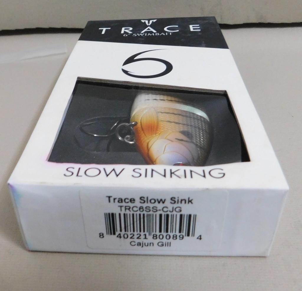 6TH SENSE TRACE 6"   1.65 oz.  SWIMBAIT  SLOW SINKING CAJUN GILL  New In Box - Image 4