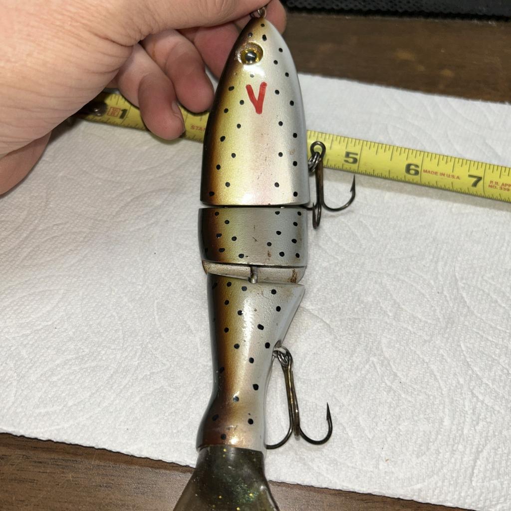 Triple Trout 8" Glide Bait, Vintage Swimbait -2005 -2007 Wow 22nd Century Baits - Image 15