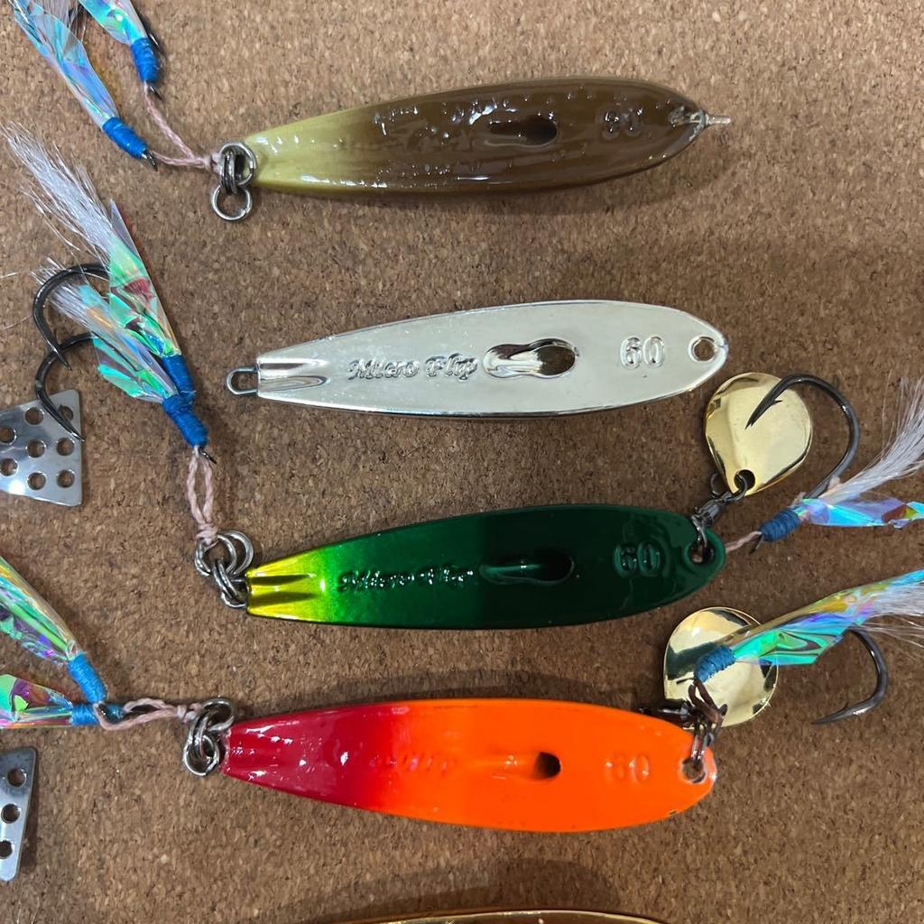 G-6 Gear Lab Micro Flip 60g Tungsten Jig Set for Blue Fish & Offshine - Used - Image 10