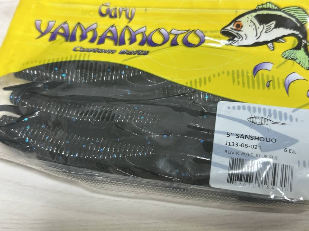 C New Gary YAMAMOTO Sanshouo 5 inch 6 pieces 3 color pack Sanshouo Gary - Image 4