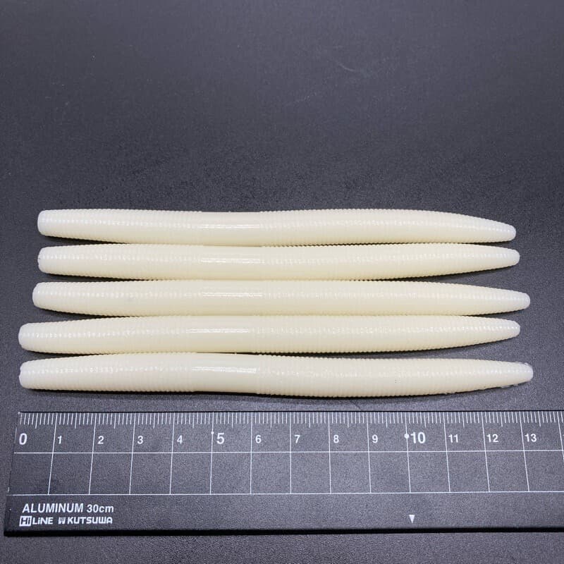 816409 Gary Yamamoto 5 Inch Yama Senko Pieces White Condition B C - Image 2