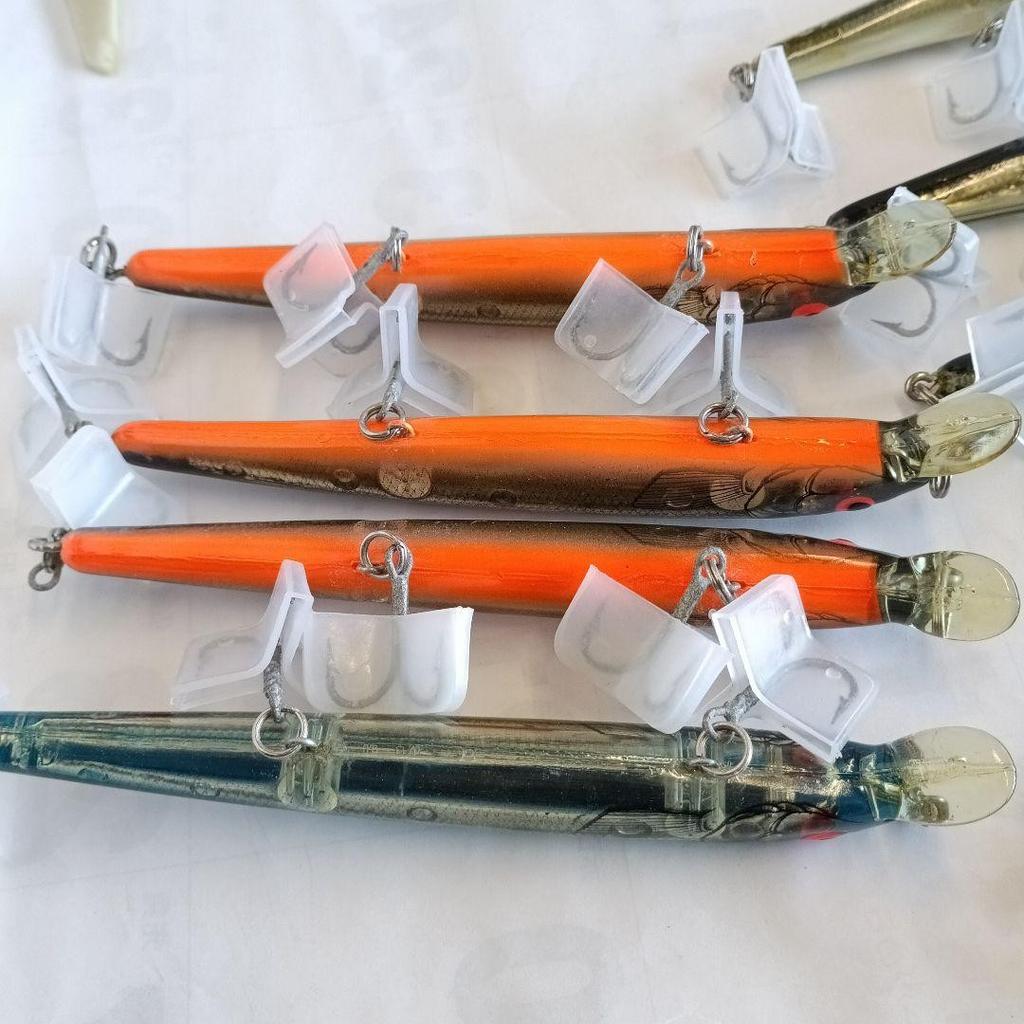 Old Heaton Bowmar Long A 16A Lure Set of 8, Used, JB/Jerkbait - Image 9