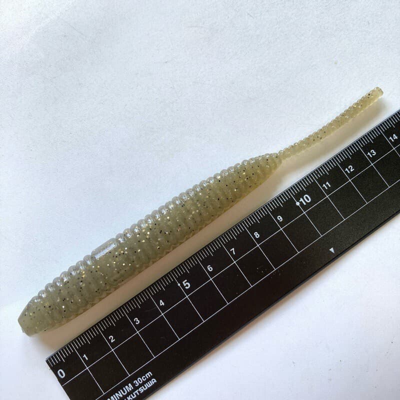 815342 Gary Yamamoto 6 Inch Shad Shape Worm 306 Natural Old Item - Image 2