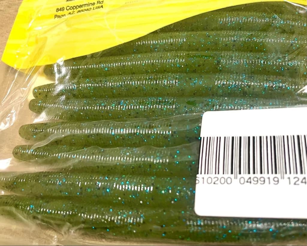 Yamamoto Senko 4 inch Watermelon Gil 10pcs 2 packs Gary Yamamoto Popeye Special - Image 3