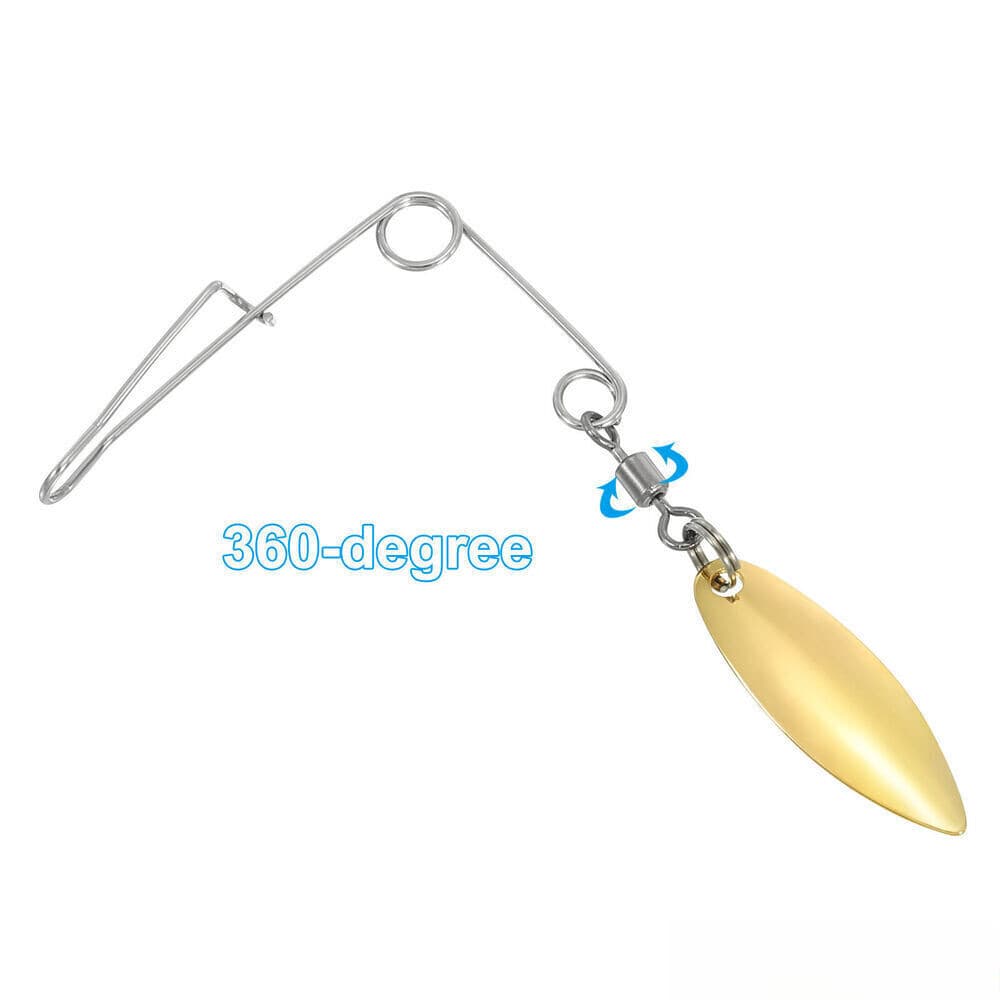 40Pcs Fishing Spinnerbait Wire w/ Medium Willow Leaf Blade - Image 4