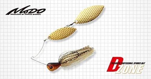 NEW Evergreen Spinnerbait D-Zone 3/4oz Double Willow Leaf #09 Gold Rush - Image 2