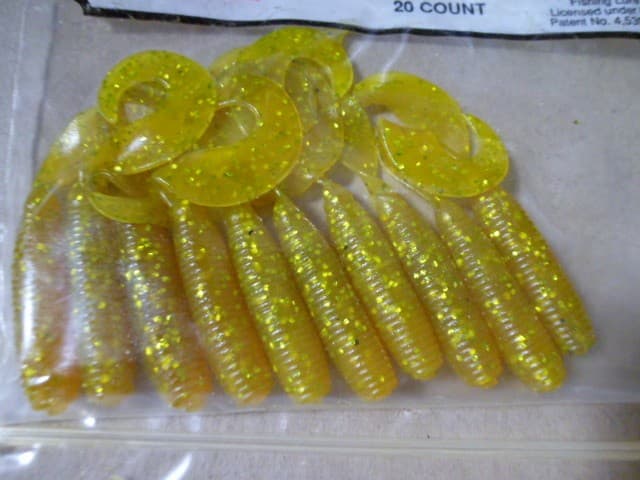 Gary Yamamoto 4 inch grub, 30 pieces, new - Image 2