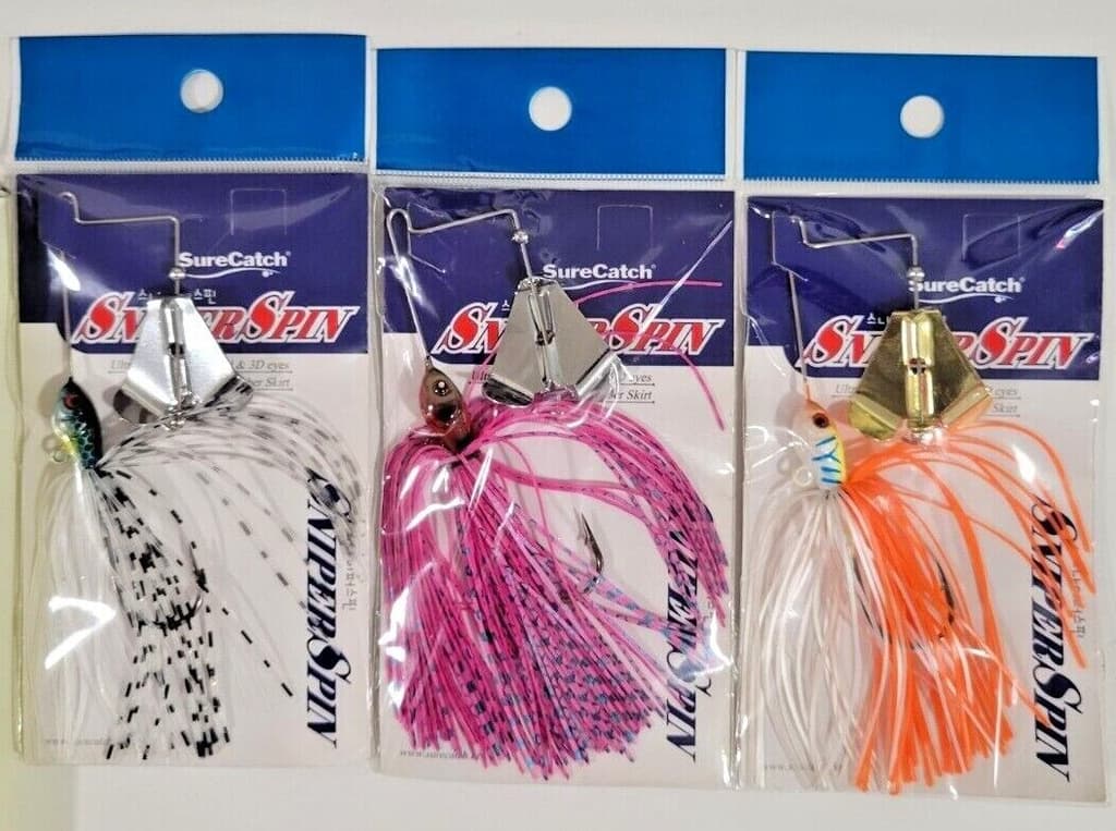 3 Buzz Bait Fishing Lures Topwater Freshwater 12.8g (0.45 Ounce) Buzzbait New - Image 2