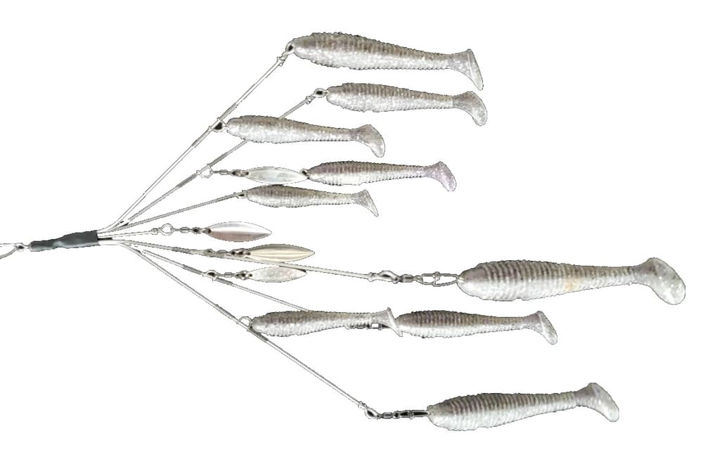 Mega Baitball - Premium Hardware - Alabama Umbrella Rig - BAITS NOT INCLUDED - Image 6