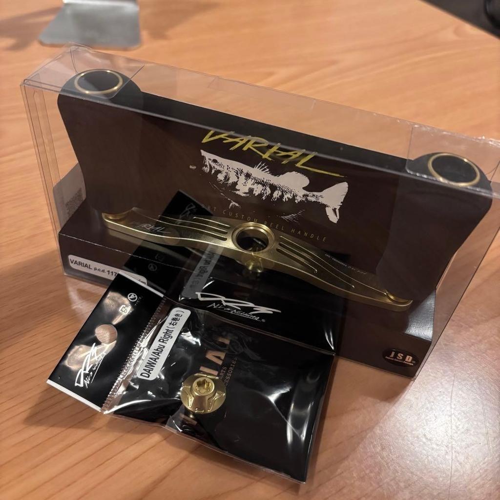DRT Varial Handle 110 Mk3 rim Keepcast Limited Gold Fishing Products from JP - Image 1
