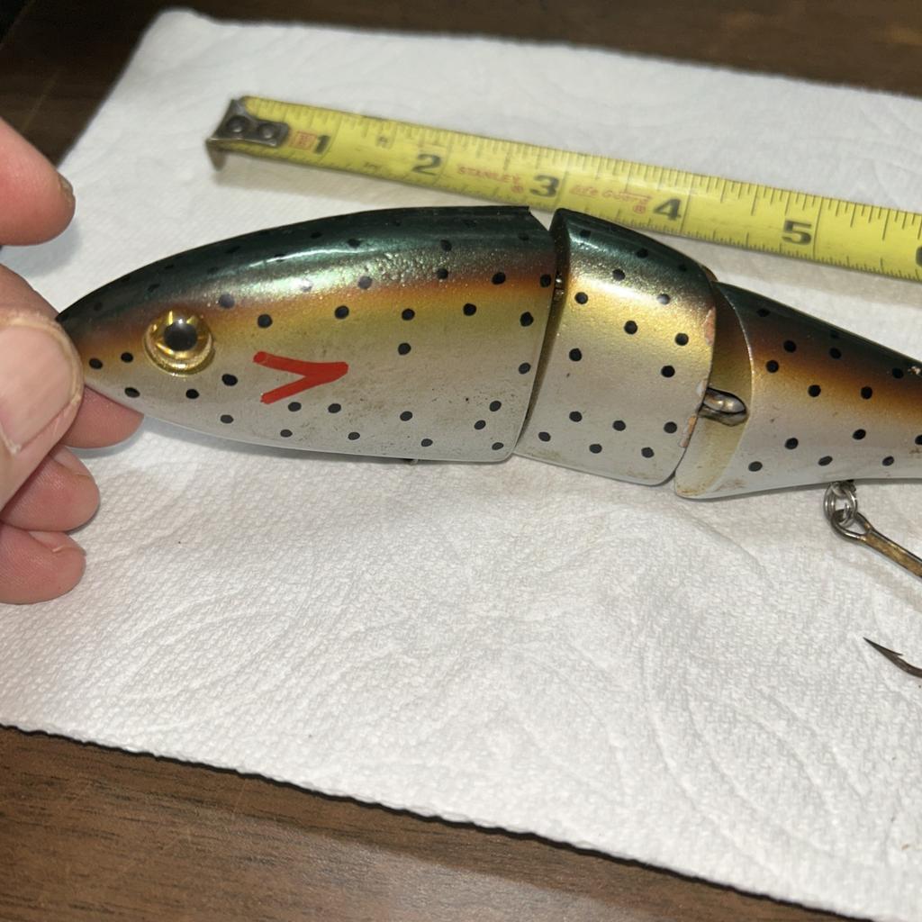 Triple Trout 8" Glide Bait, Vintage Swimbait -2005 -2007 Wow 22nd Century Baits - Image 8