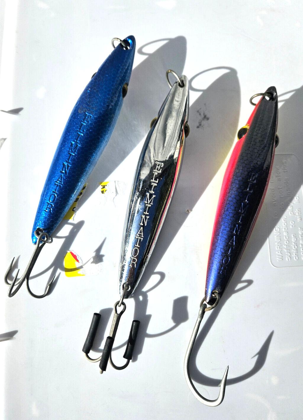 VINTAGE TUNA LURES - 3   & ELIMINATOR - New   Lot # 4 - Image 1