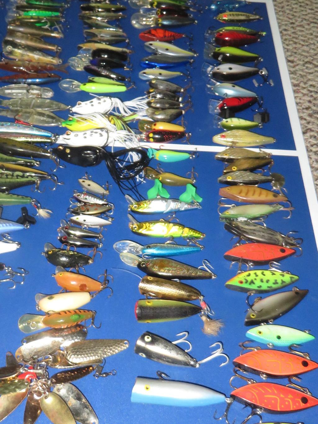 Huge Lot over 250 Lures Cordell Manns Rapala Rebel Strike King Lewis Creek Berkl - Image 9