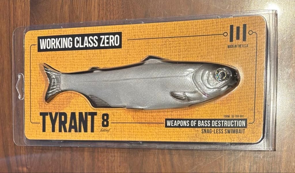 WORKING CLASS ZERO Tyrant 8 Swimbait 3oz MISTRESS Topwater Lure - Image 1