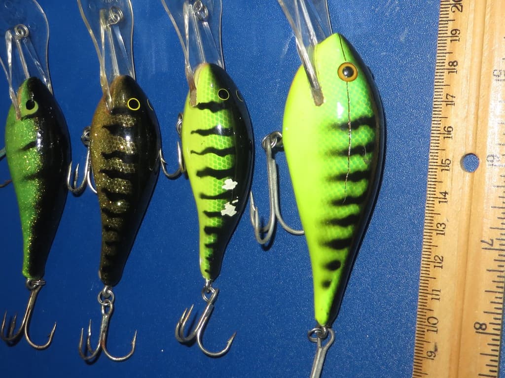 Lot of 4 Strike King Diving Crankbait Dance Dancin Shad Lures Fire Tiger - Image 4