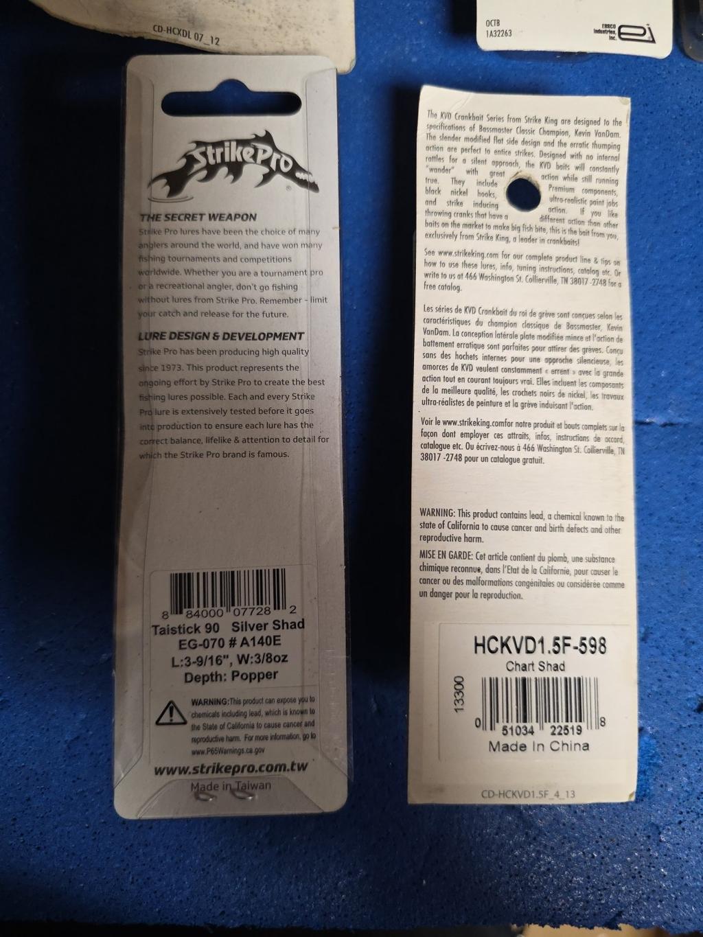 10 MISC Crankbait Fishing Lure Lot. Strike King, Rebel, Cotton Cordell, KVD. Nos - Image 12